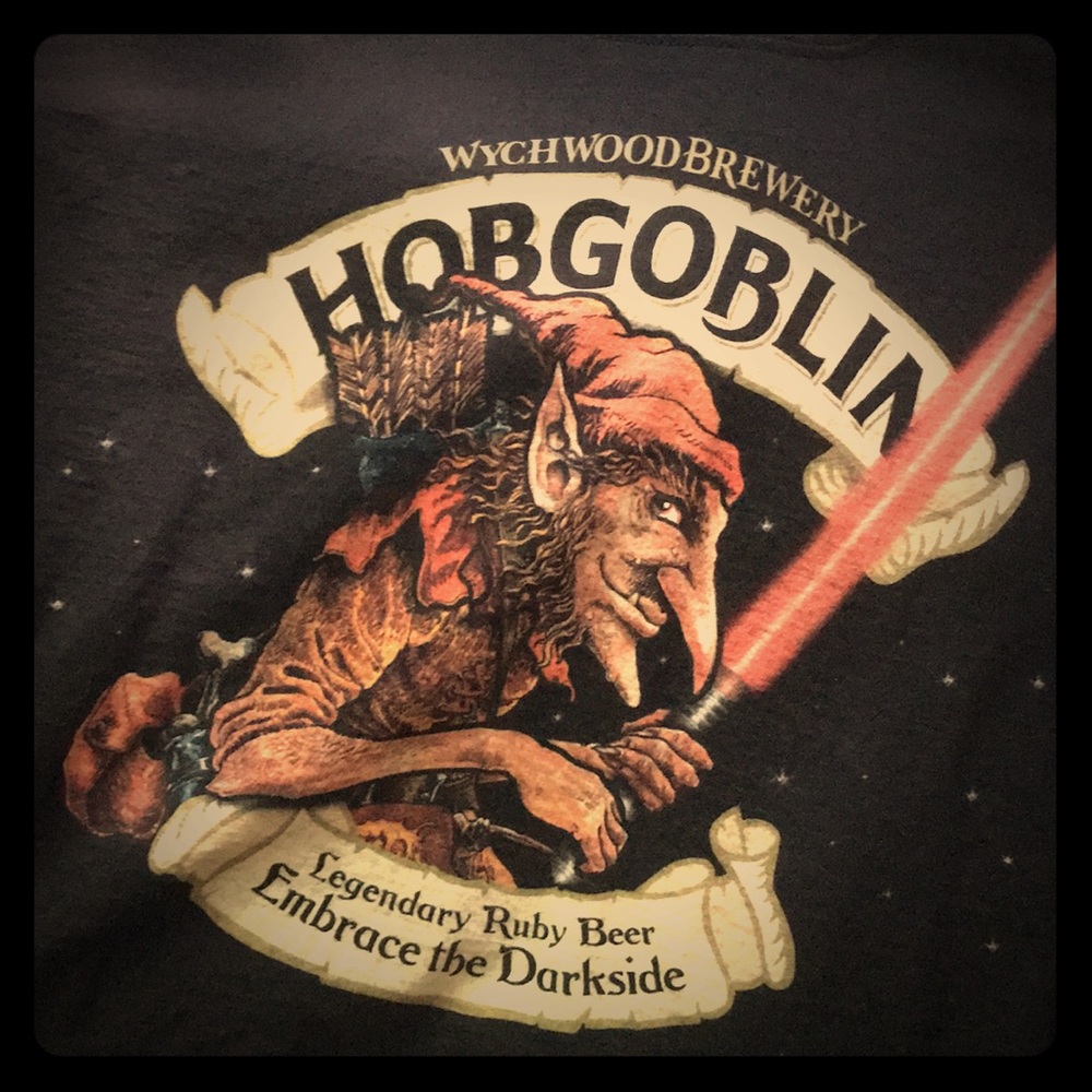 Authentic Wychwood Brewery Hobgoblin UK Tee (M)